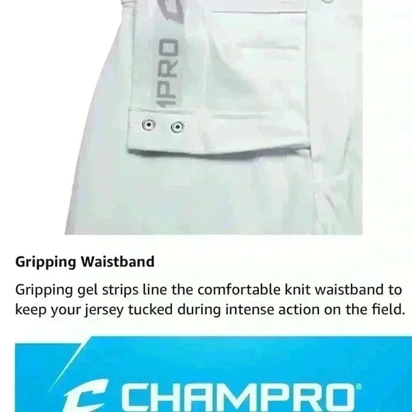 NWT Champro ⚾️⚾️ Adult Baseball Pants Adults Size XL - Picture 14 of 14